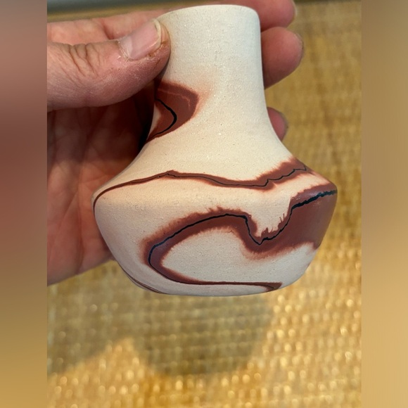 Vintage Nemadji Pottery Vase set of 3 in perfect condition - Picture 10 of 12